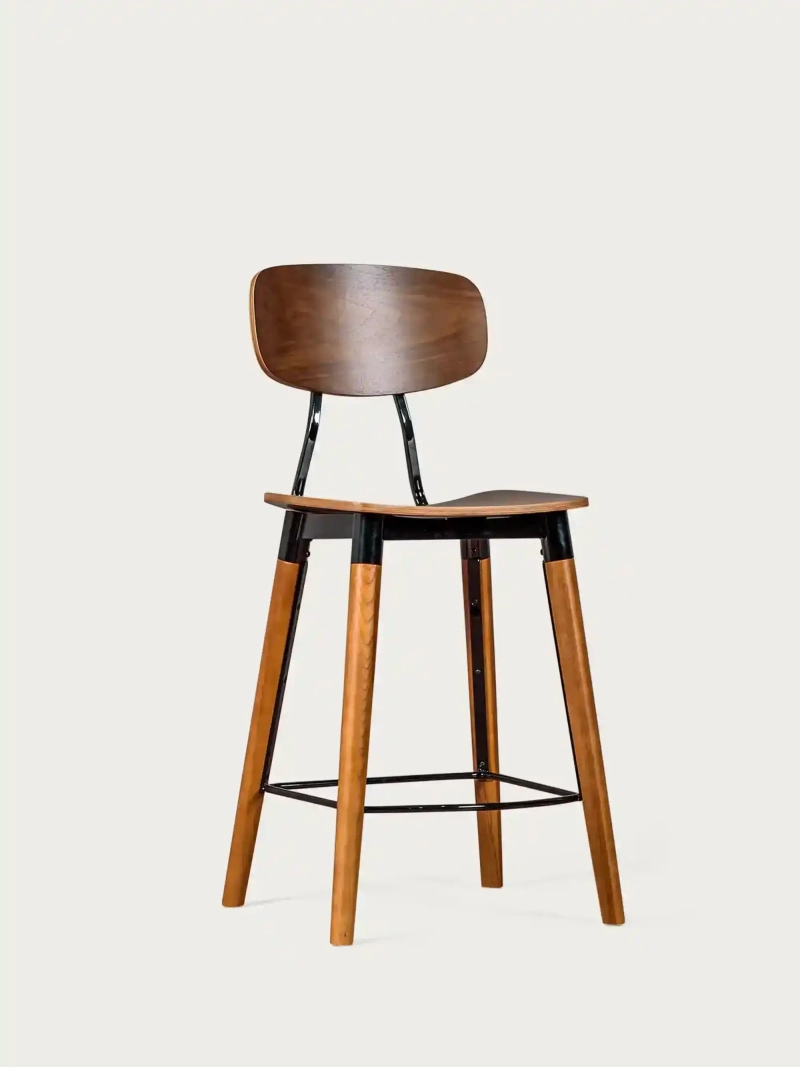 hocker industriell Nussbaumholz - Copine FurnMod - 1