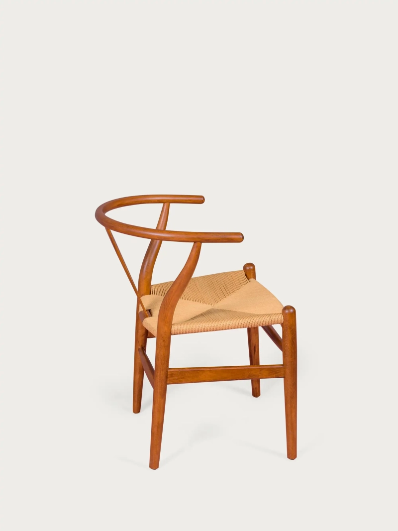Nordic cadeira em madeira de nogueira e corda ecológica - Wish FurnMod - 1