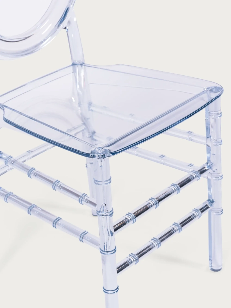 Klassisk stol i transparent polykarbonat - Ghost FurnMod - 9