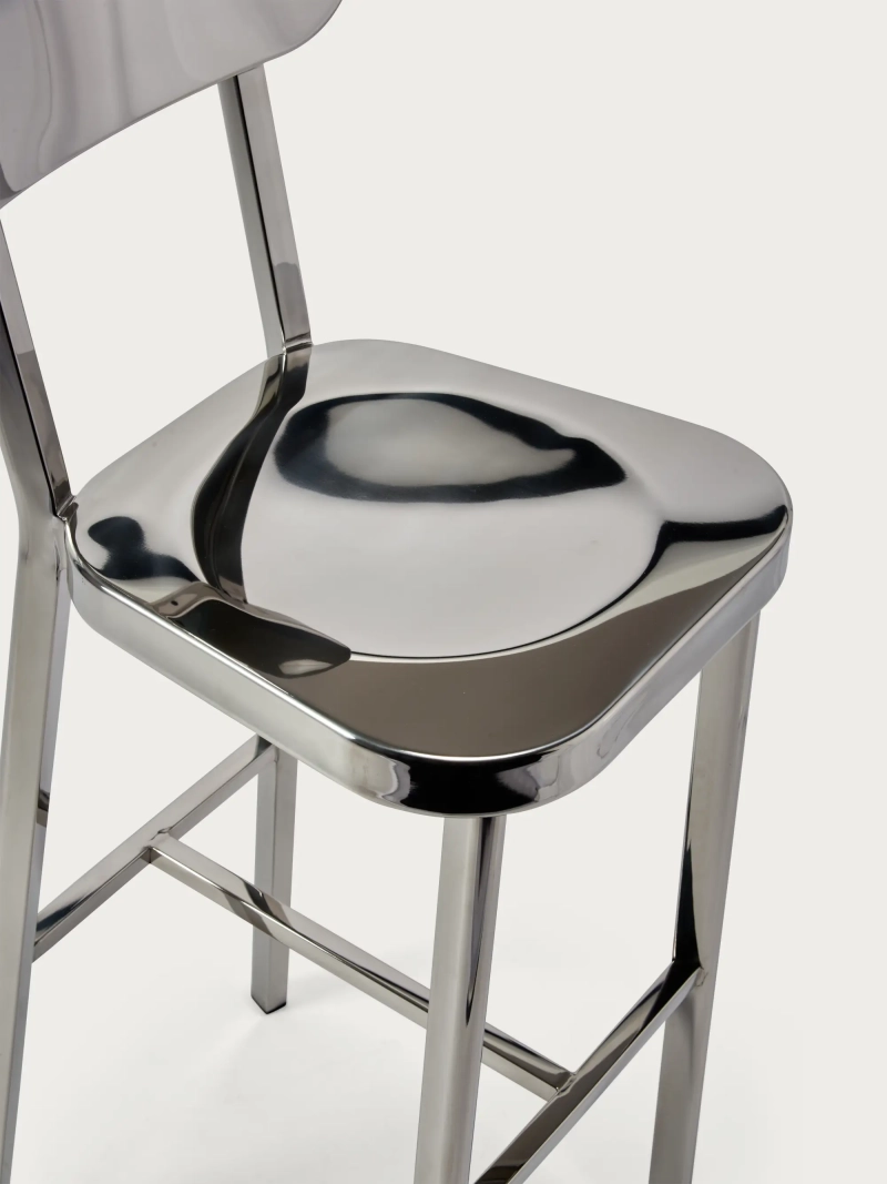 stol rostfritt stål hög - Delawere FurnMod - 5