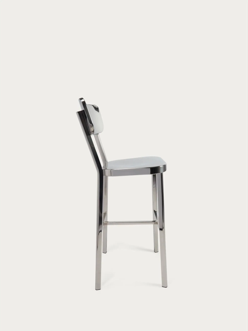 tabouret acier inoxydable à haute teneur - Delawere FurnMod - 1