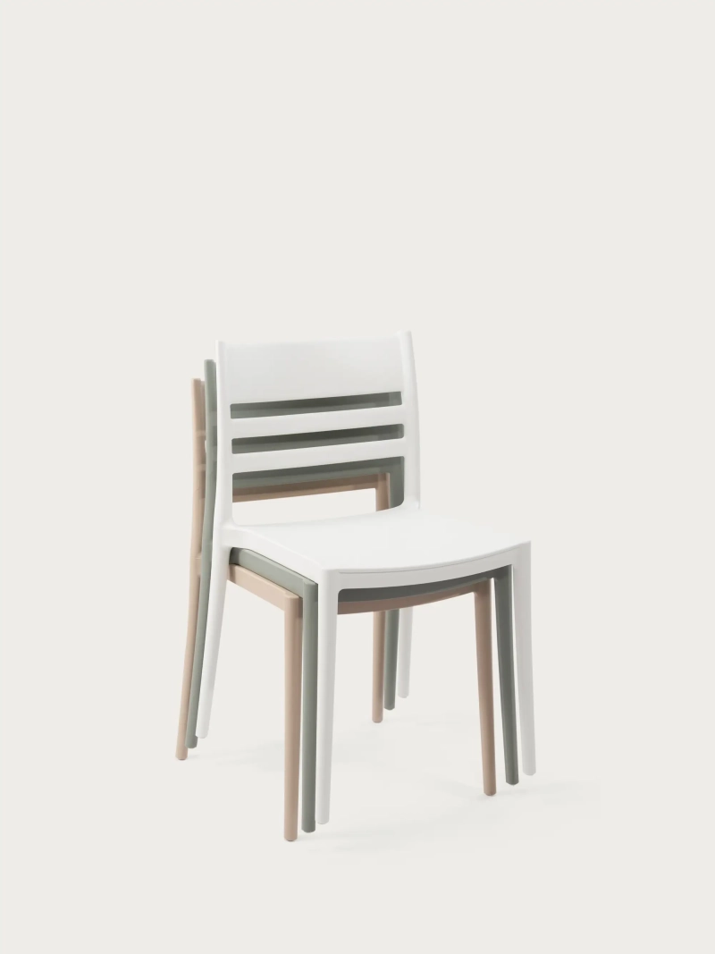 Silla de comedor apilable - Creta FurnMod - 11