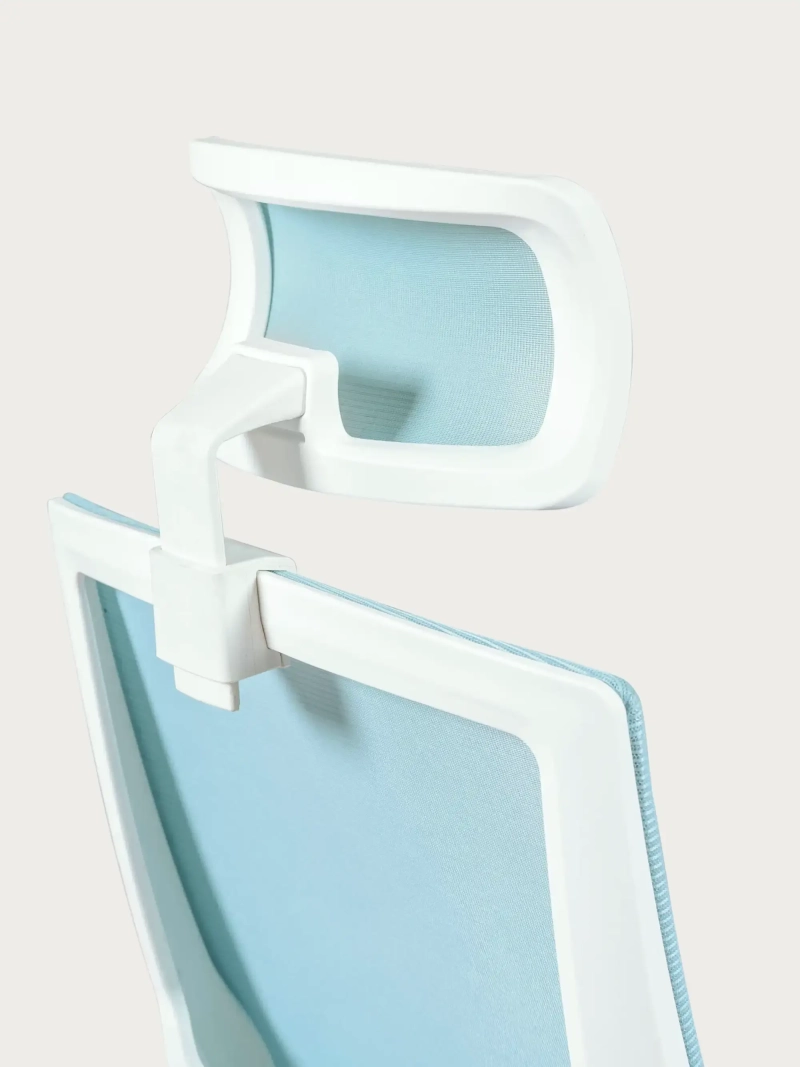 Silla de escritorio ergonómica de malla transpirable y reposacabezas ajustable - Mesh FurnMod - 4