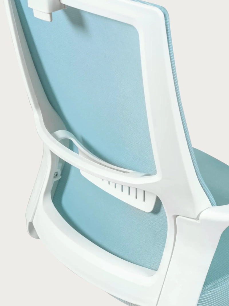 Silla de escritorio ergonómica de malla transpirable y reposacabezas ajustable - Mesh FurnMod - 5