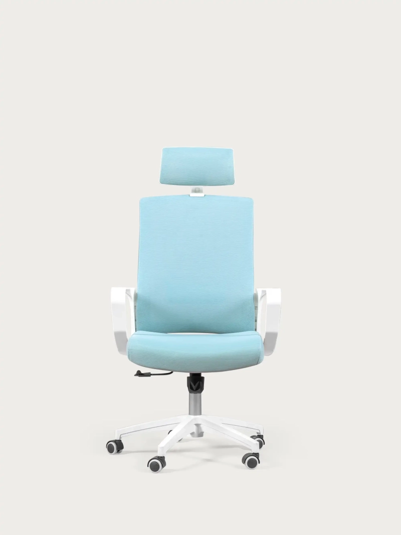 Silla de escritorio ergonómica de malla transpirable y reposacabezas ajustable - Mesh FurnMod - 1