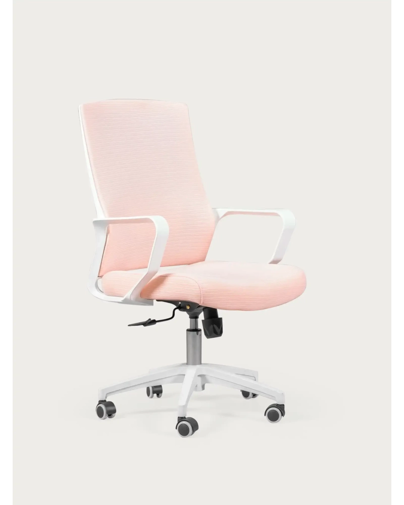 Ergonomisk skrivbordsstol med hjul och armstöd - Mesh FurnMod - 15