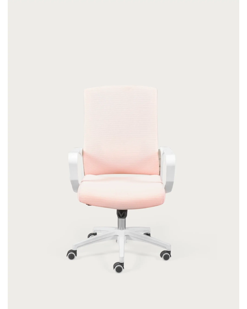 Ergonomisk skrivbordsstol med hjul och armstöd - Mesh FurnMod - 16