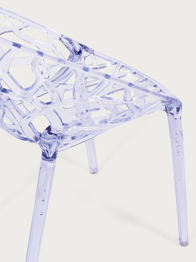 Silla de diseño en plástico de policarbonato transparente apta para exterior - Chrystal FurnMod - 1