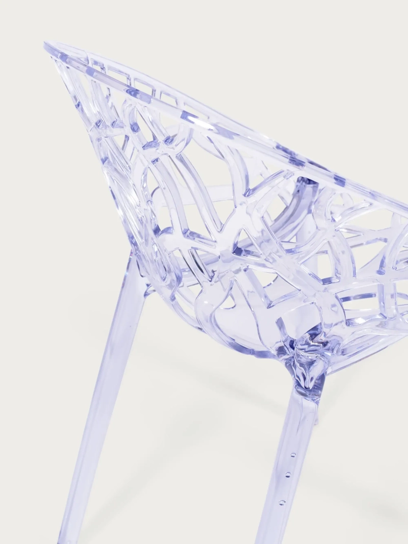 Silla de diseño en plástico de policarbonato transparente apta para exterior - Chrystal FurnMod - 12