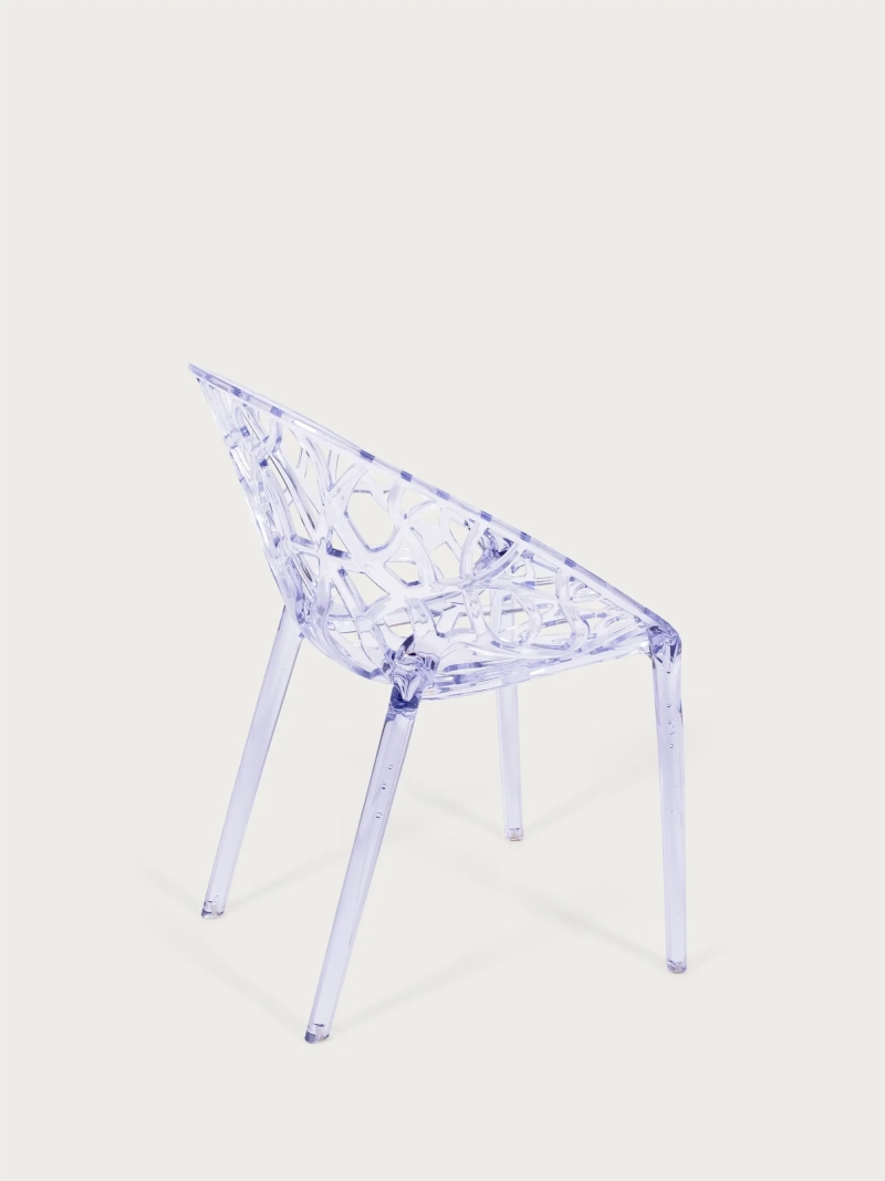 Silla de diseño en plástico de policarbonato transparente apta para exterior - Chrystal FurnMod - 1