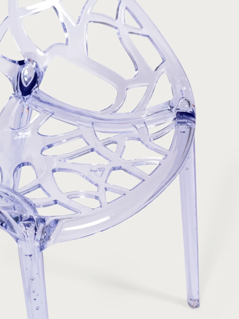 Silla de diseño en plástico de policarbonato transparente apta para exterior - Chrystal FurnMod - 13