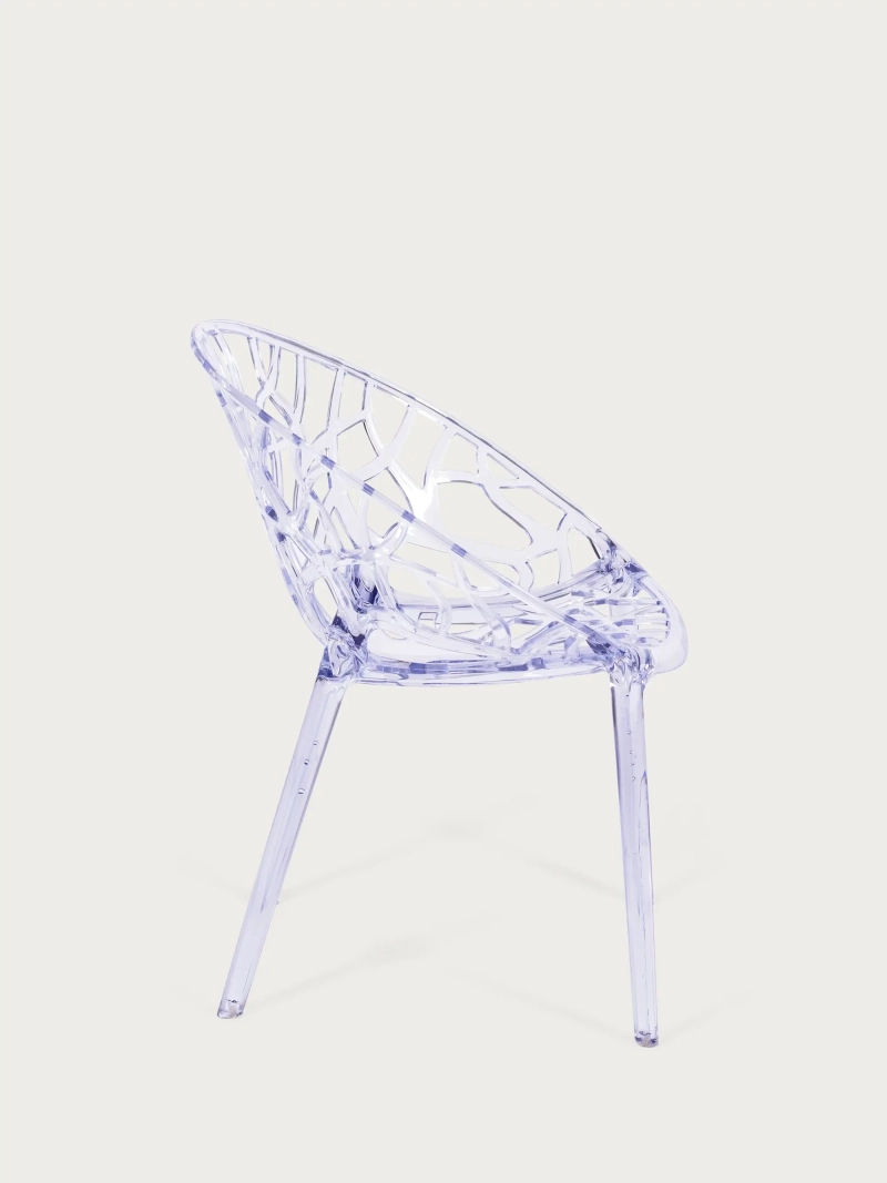 Silla de diseño en plástico de policarbonato transparente apta para exterior - Chrystal FurnMod - 1