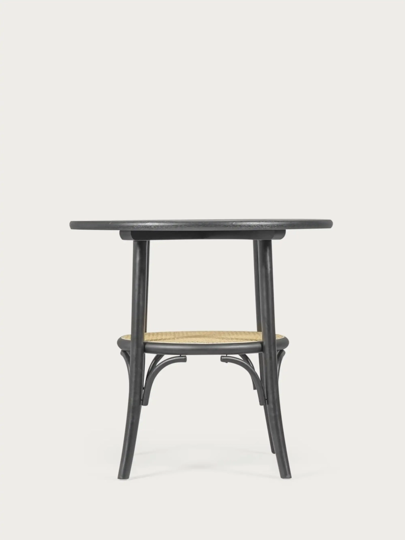 Table ronde rétro style vintage en frêne naturel (80cm) - Oldhouse FurnMod - 14