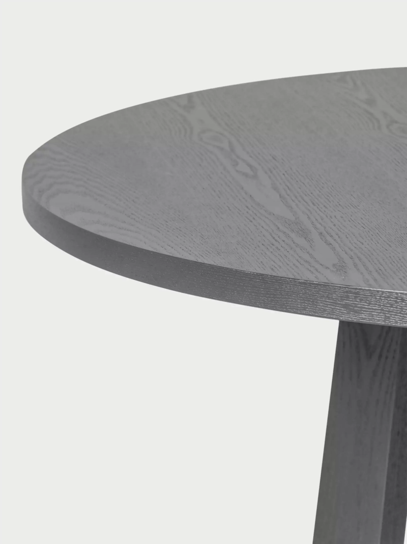 Round dining table in natural ash (115cm) - Soho FurnMod - 13