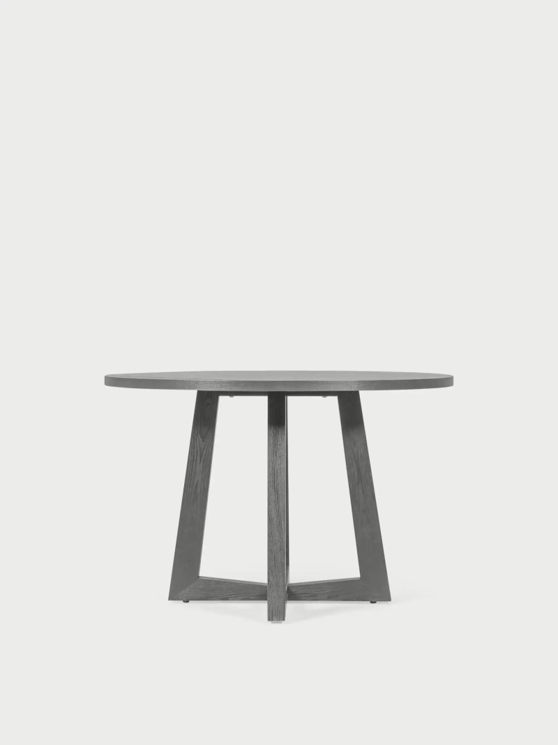 Round dining table in natural ash (115cm) - Soho FurnMod - 14