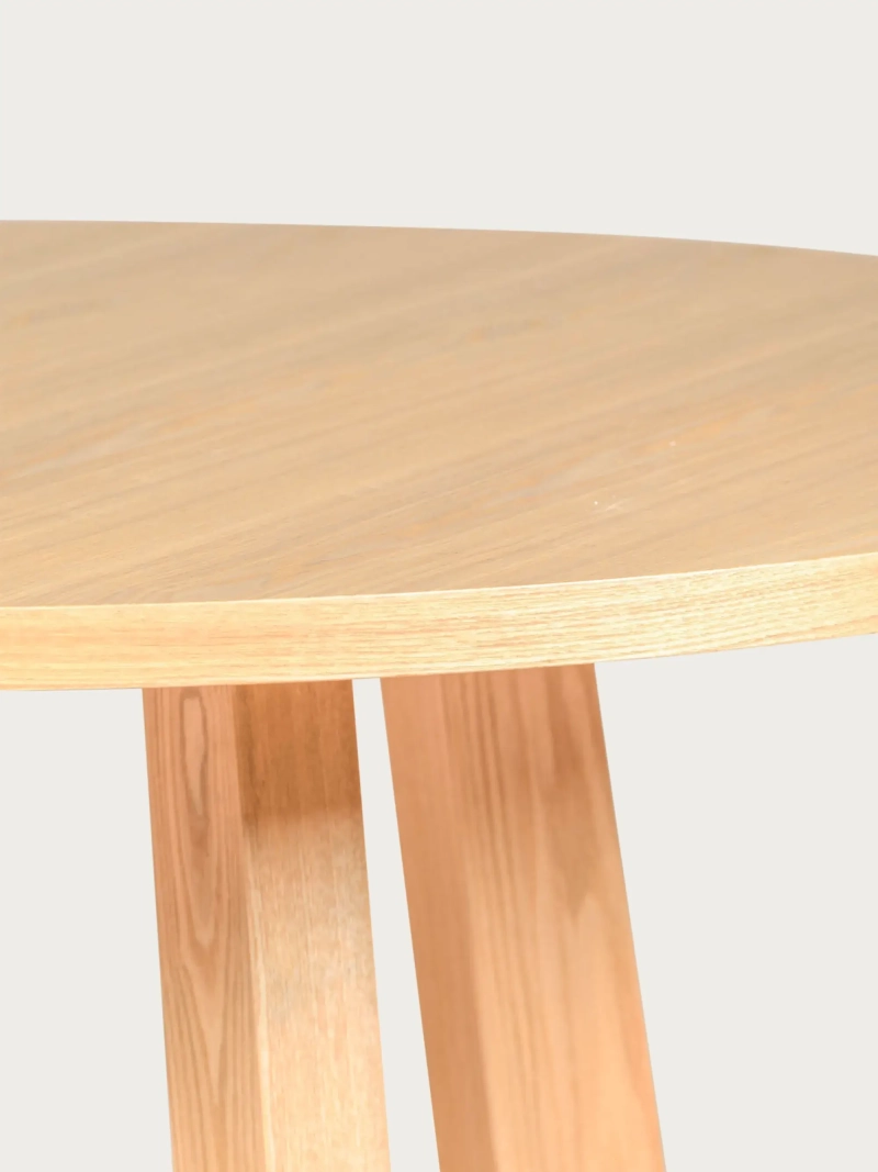 Round matbord i naturlig ask (115cm) - Soho FurnMod - 1