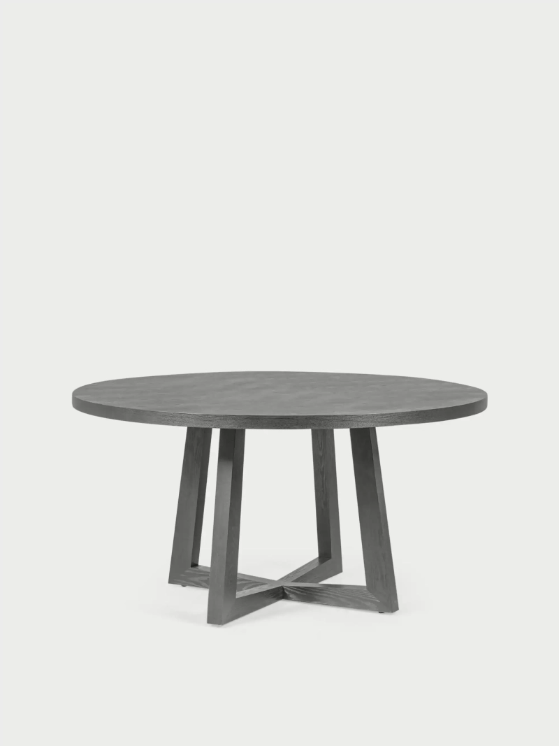 Round jídelní stůl v přírodním jasanu (150 cm) - Soho FurnMod - 7