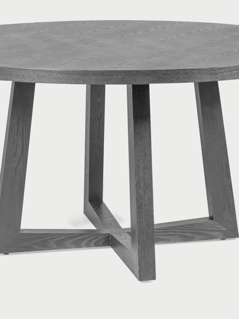 Round jídelní stůl v přírodním jasanu (150 cm) - Soho FurnMod - 13