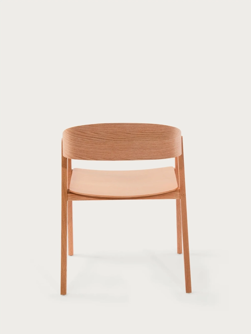 Silla de comedor escandinava en madera de roble - Soho FurnMod - 12