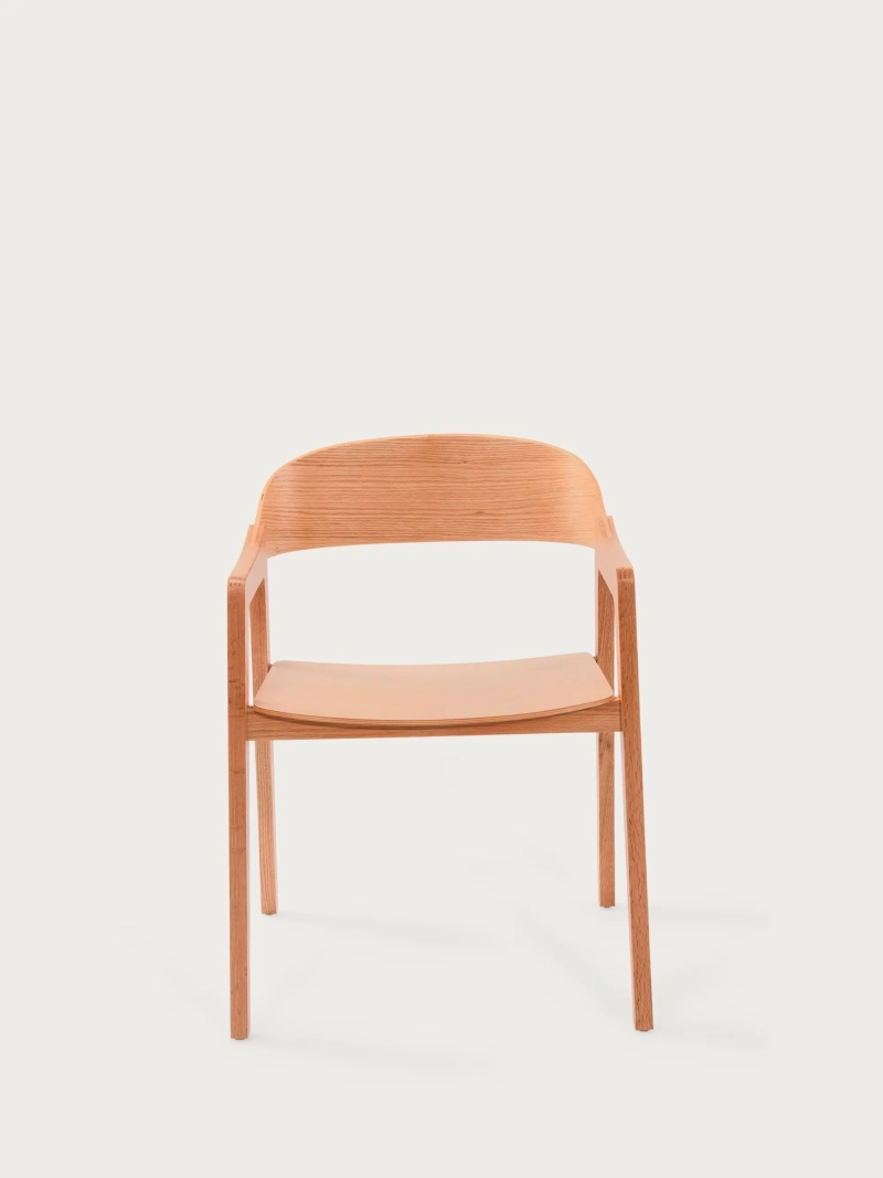 Silla de comedor escandinava en madera de roble - Soho FurnMod - 9