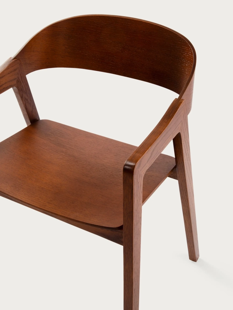 Scandinavian dining chair in oak wood - Soho FurnMod - 32