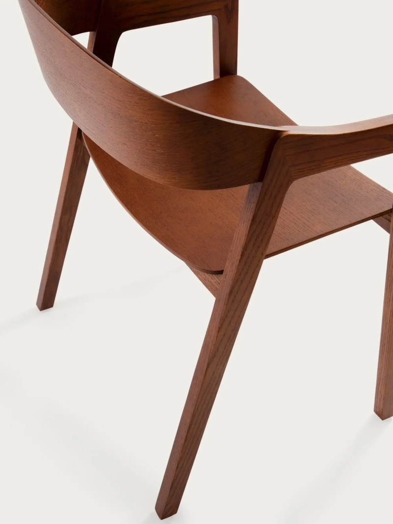 Silla de comedor escandinava en madera de roble - Soho FurnMod - 36