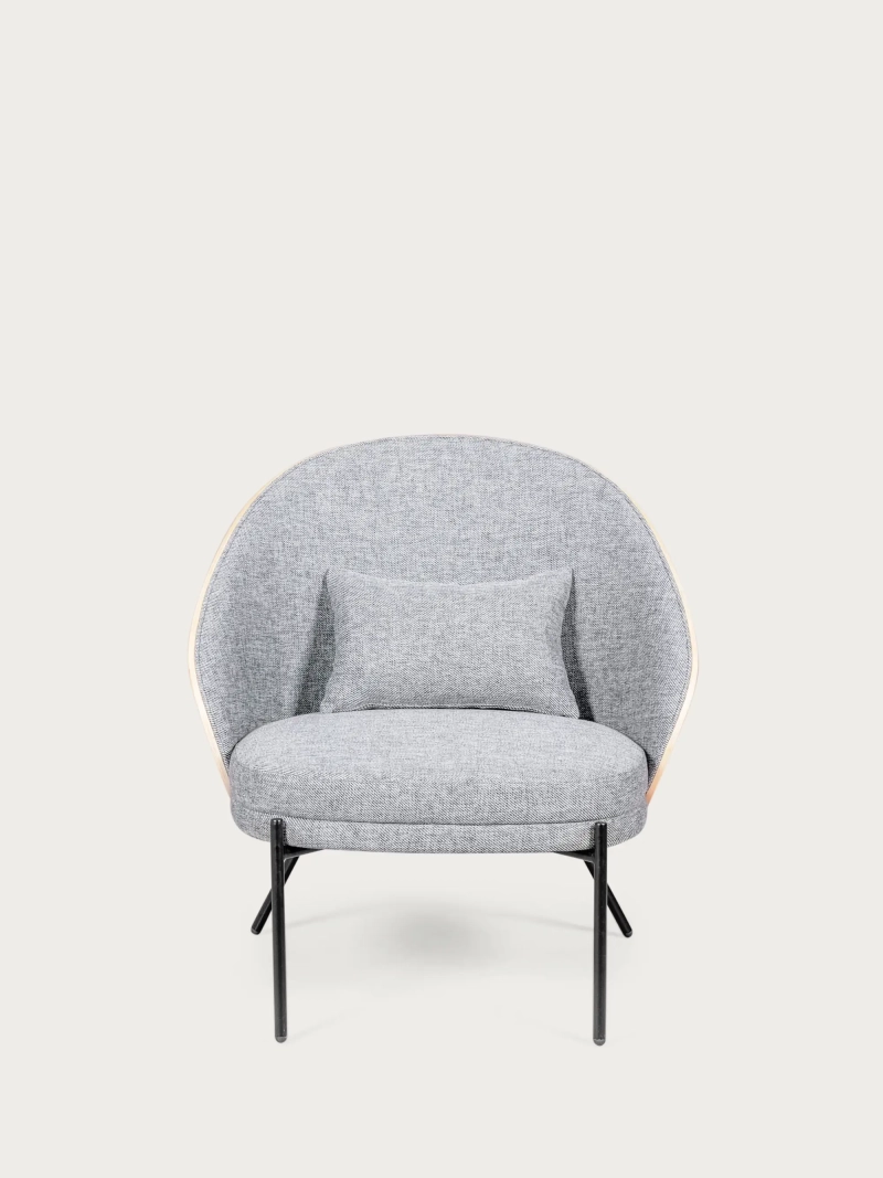 Sillón rústico con madera de fresno natural - Earth FurnMod - 1