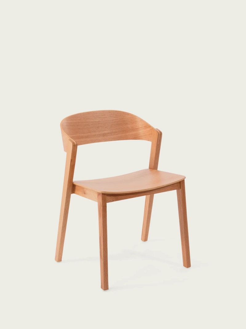 Silla nórdica en madera de roble natural - Soho FurnMod - 2