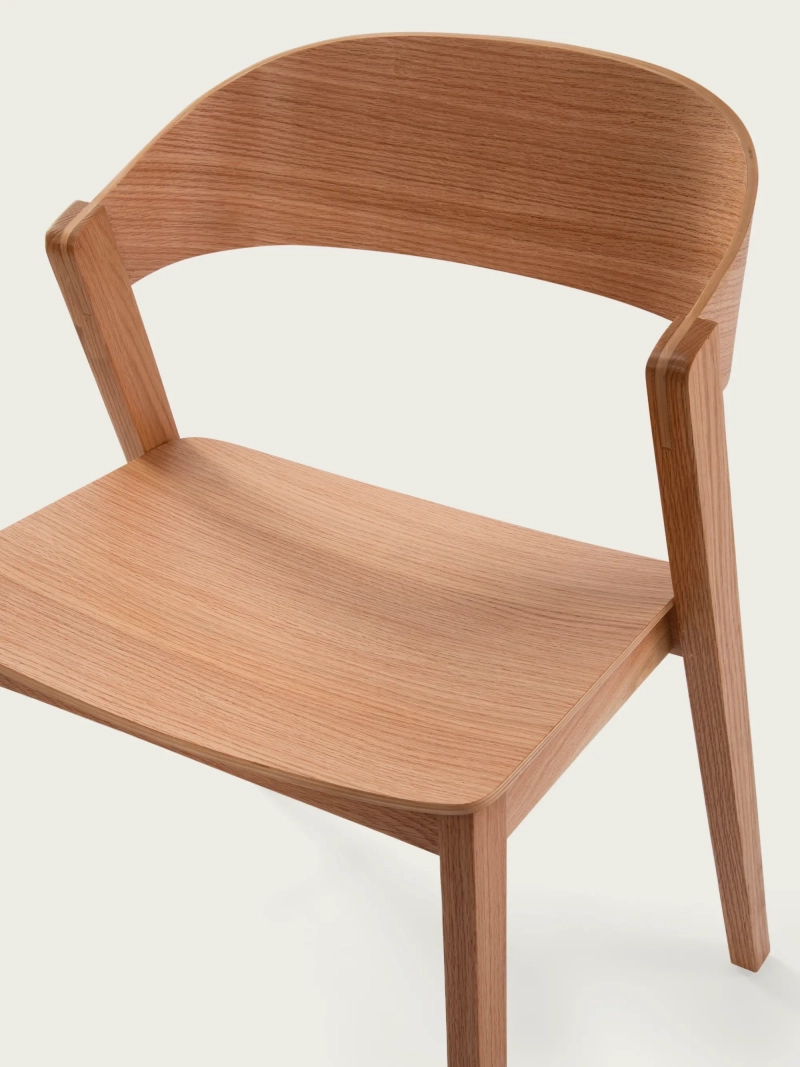 Silla nórdica en madera de roble natural - Soho FurnMod - 6