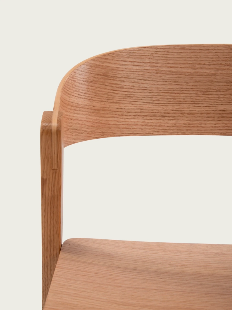 Silla nórdica en madera de roble natural - Soho FurnMod - 4