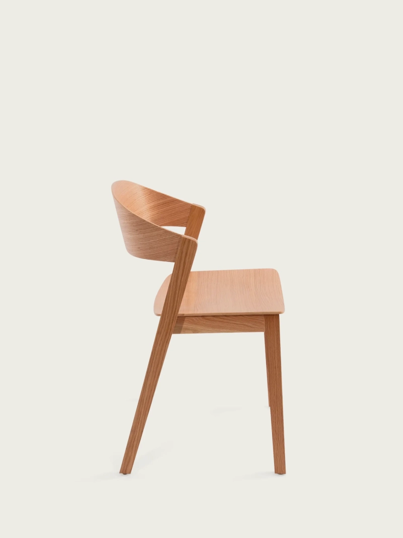Nordic chair in natural oak wood - Soho FurnMod - 11