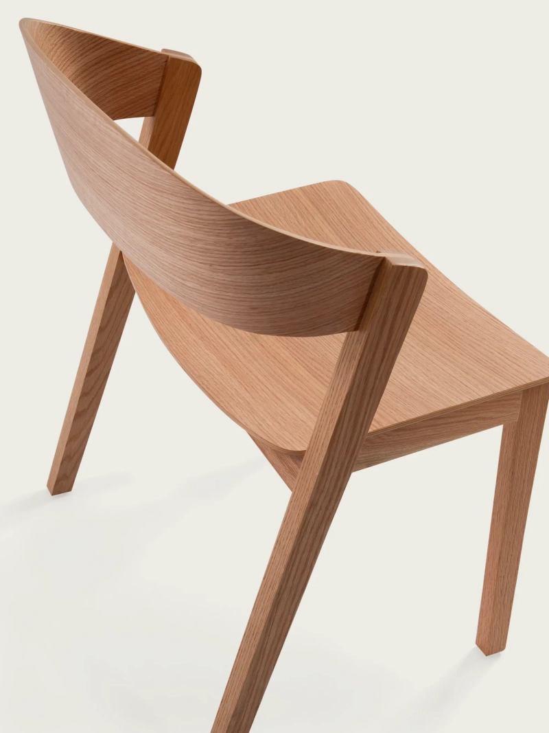 Silla nórdica en madera de roble natural - Soho FurnMod - 9