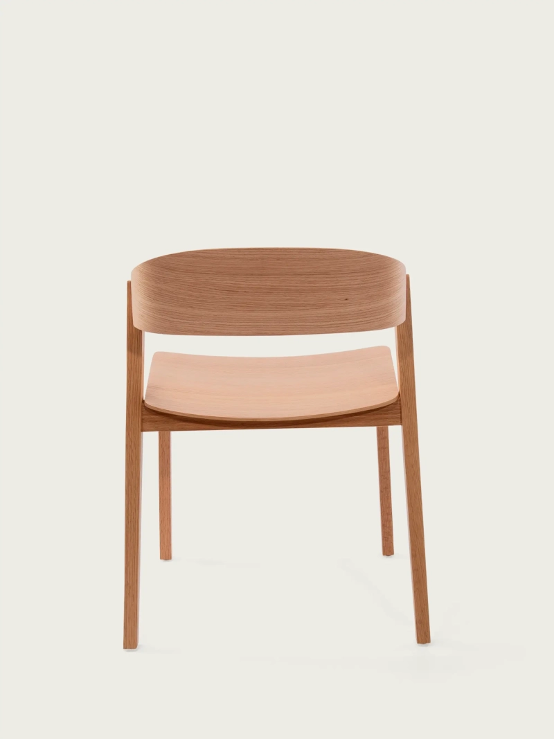 Silla nórdica en madera de roble natural - Soho FurnMod - 12