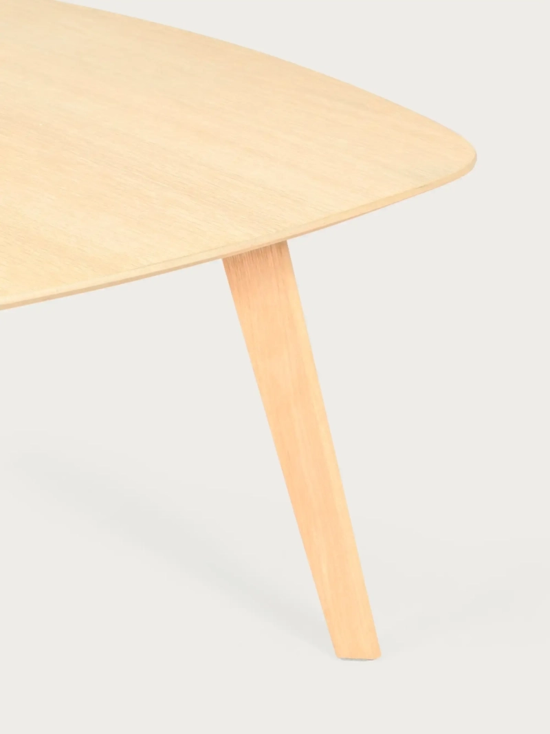 Mesa auxiliar cuadrada en madera de roble (80x80) - Northpole FurnMod - 1