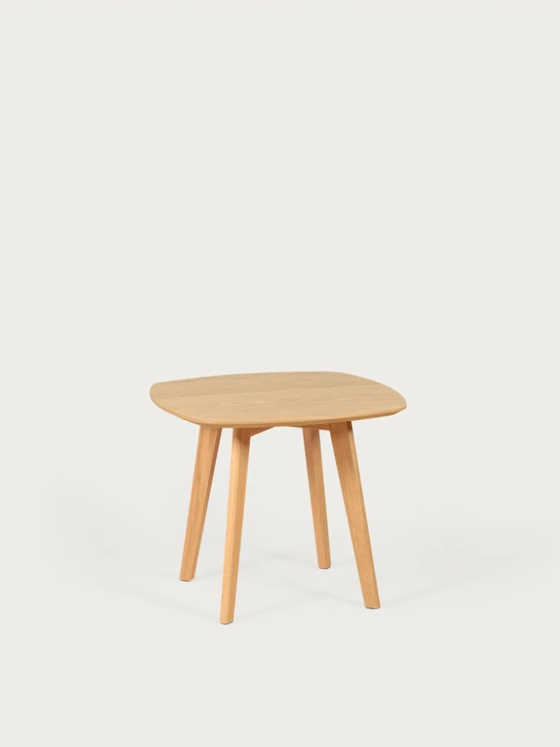 Square oak wood side table (55x55) - Northpole FurnMod - 1