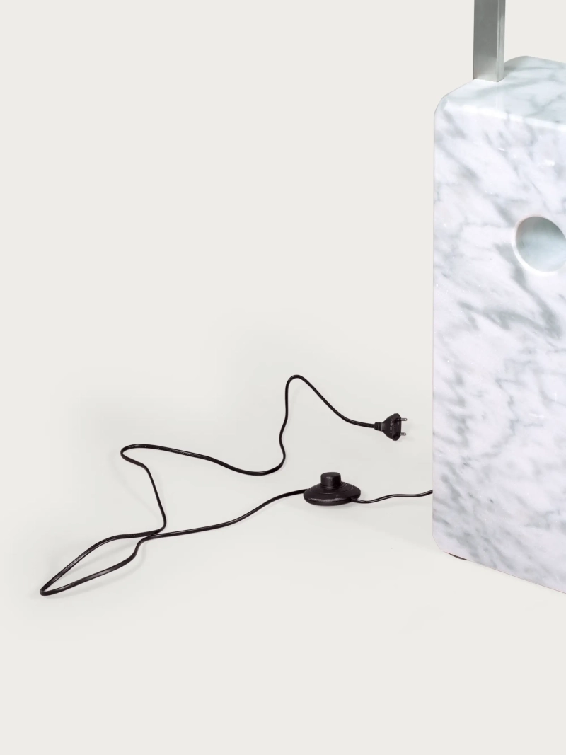 Staande lamp in natuurlijk marmer - Manhattan FurnMod - 1
