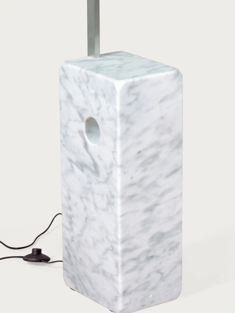 Lámpara de pie de mármol natural - Manhattan FurnMod - 1