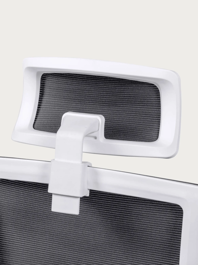 Chaise de bureau ergonomique avec filet respirant et appui-tête réglable - Mesh FurnMod - 18