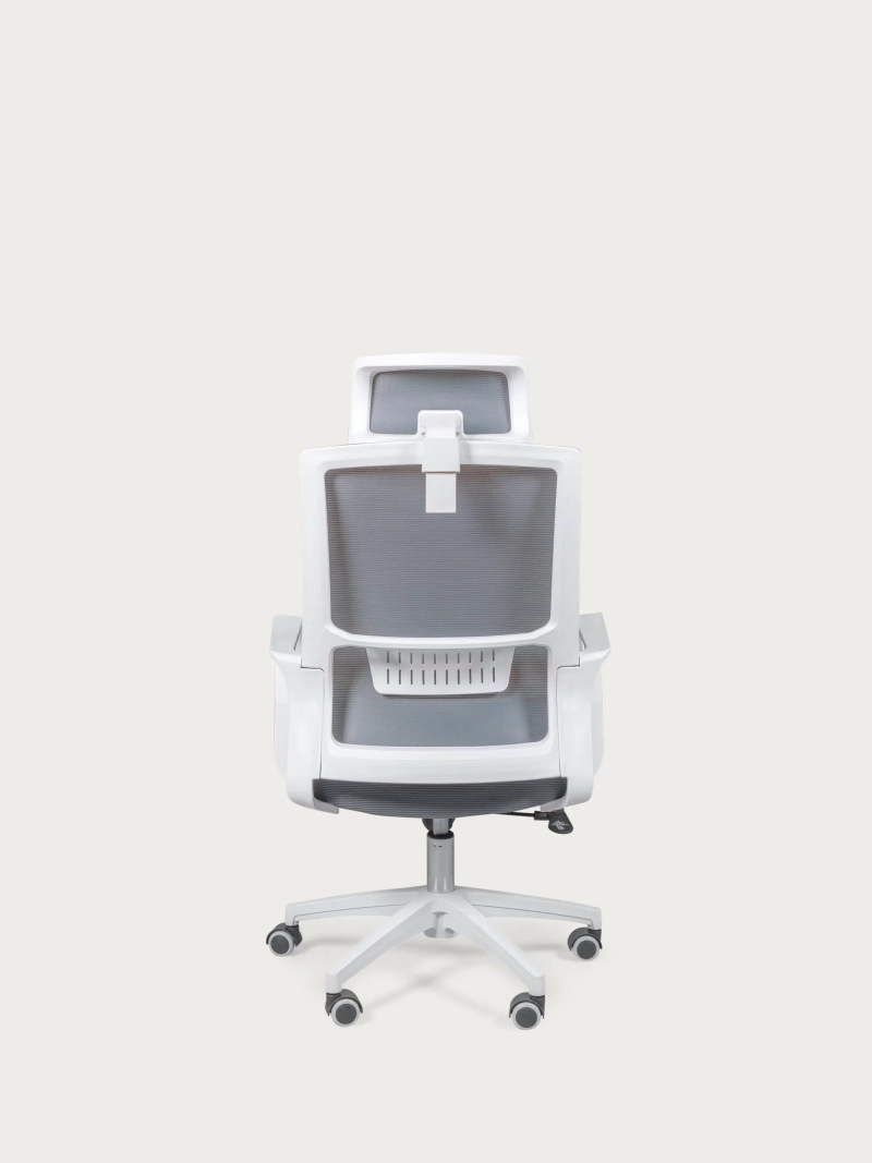 Cadeira de secretária ergonómica com malha respirável e apoio de cabeça ajustável - Mesh FurnMod - 28