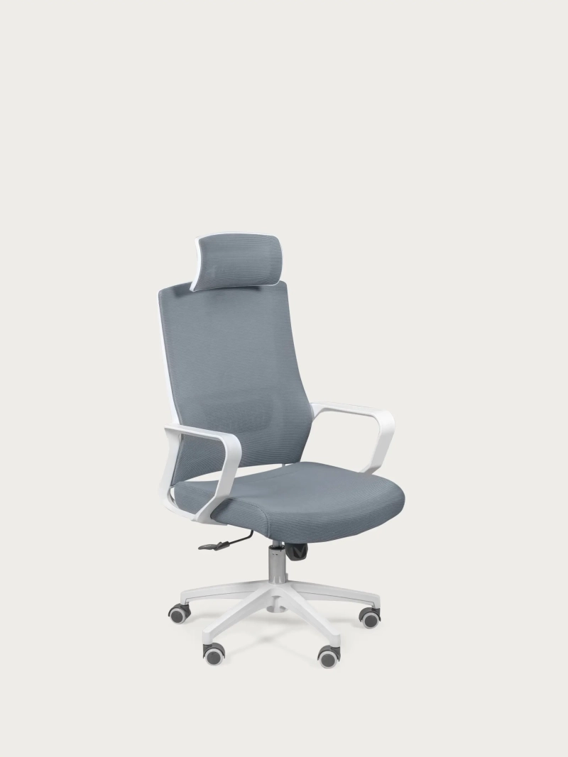 Silla de escritorio ergonómica de malla transpirable y reposacabezas ajustable - Mesh FurnMod - 22