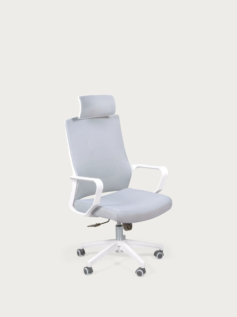 Ergonomic desk chair with breathable mesh and adjustable headrest - Mesh FurnMod - 29