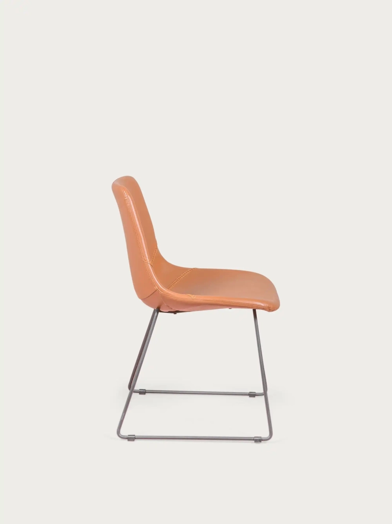 Vintage industrial chair upholstered in leatherette - City FurnMod - 1
