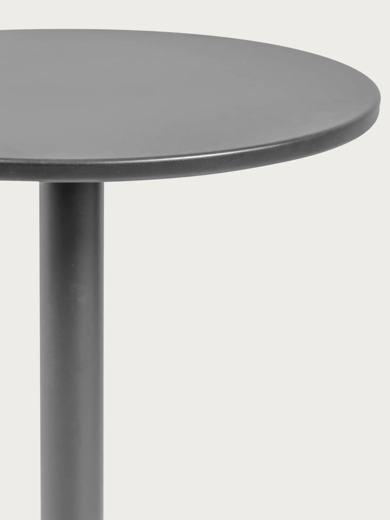 Mesa alta redonada de acero de 76cm de altura - Brandon FurnMod - 1