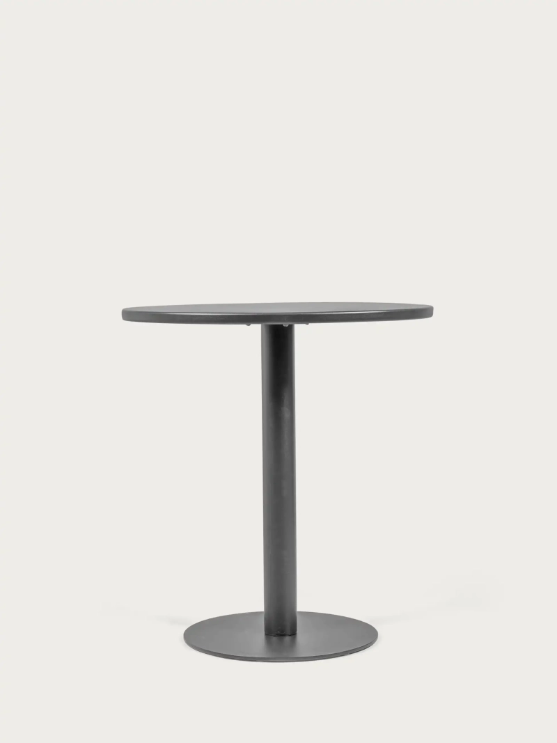 Mesa alta redonada de acero de 76cm de altura - Brandon FurnMod - 1