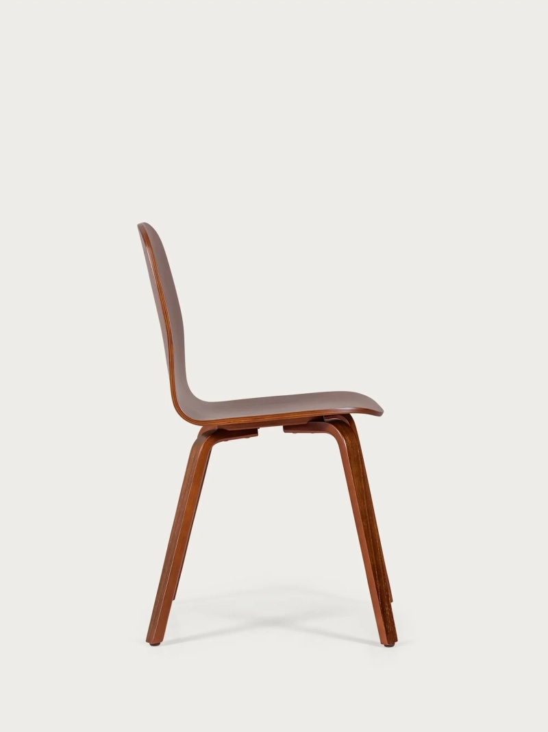 Nordic designerskie krzesło z drewna orzechowego - Hut FurnMod - 1