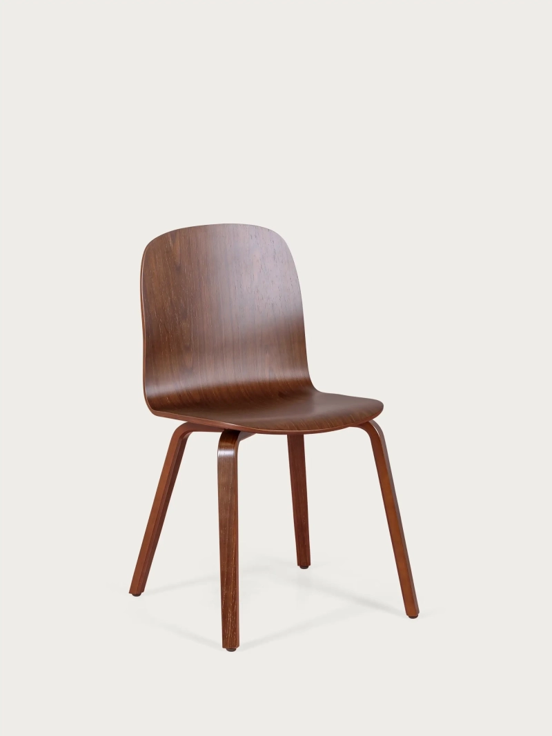 Nordic chaise design en bois de noyer - Hut FurnMod - 1