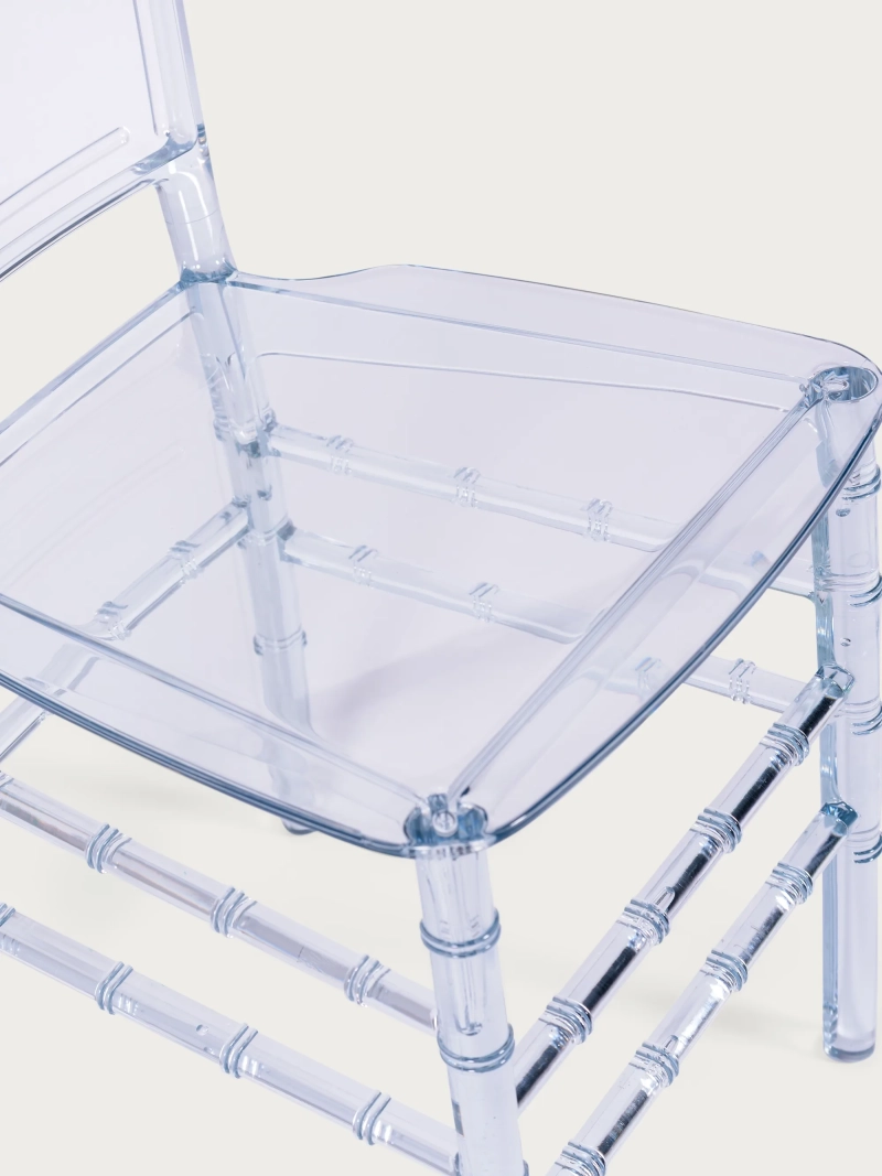 Silla de diseño en policarbonato transparente - Ghost FurnMod - 5