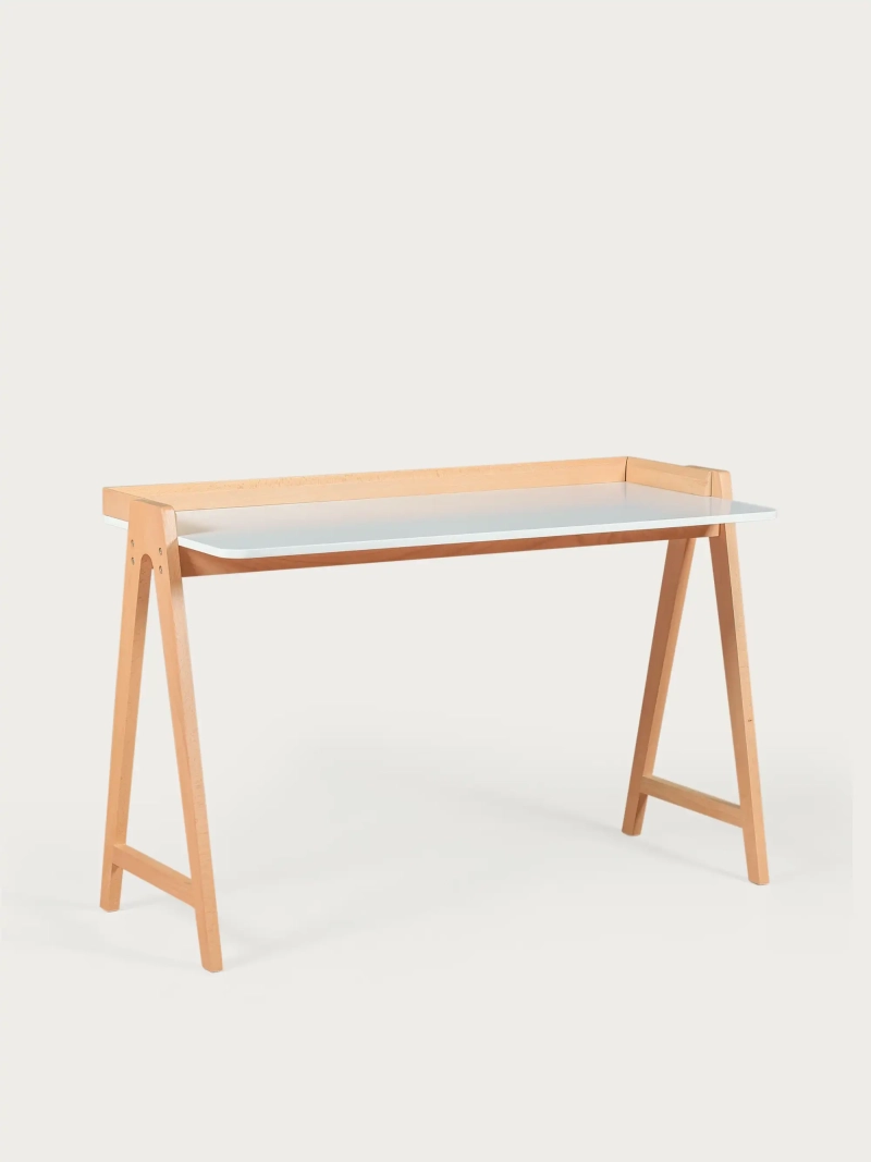 Minimalist oak wood desk - Pop FurnMod - 1