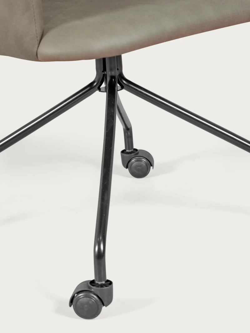 Silla de oficina tapizada en tela vintage - Skyline FurnMod - 1