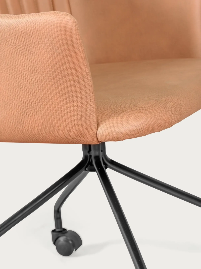 Kontorsstol klädd i vintagetyg - Skyline FurnMod - 11
